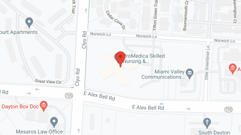 Map of the neighborhood around ProMedica Centerville