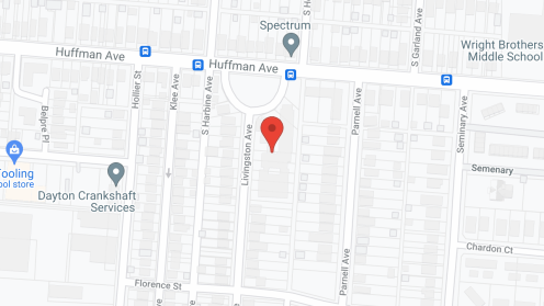 Map of the neighborhood around Livingston Care Center