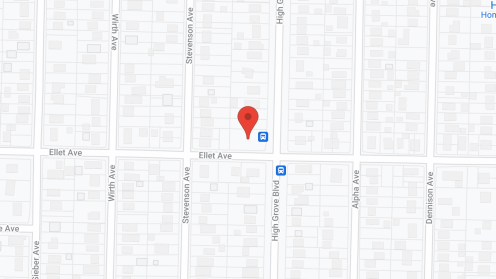 Map of the neighborhood around Ellet Manor Inc