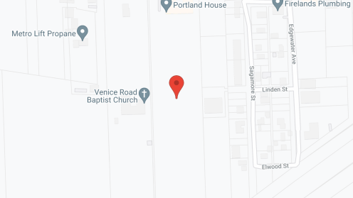 Map of the neighborhood around Portland Place