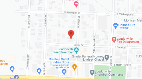 Map of the neighborhood around Loudonville Rest Home