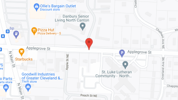 Danbury North Canton in google map
