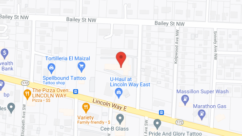 Map of the neighborhood around Sprenger Health Massillon