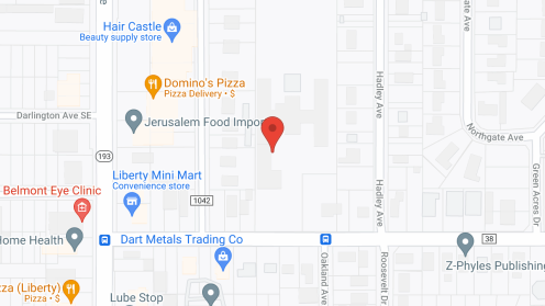 Map of the neighborhood around Colonial Manor Nursing Home