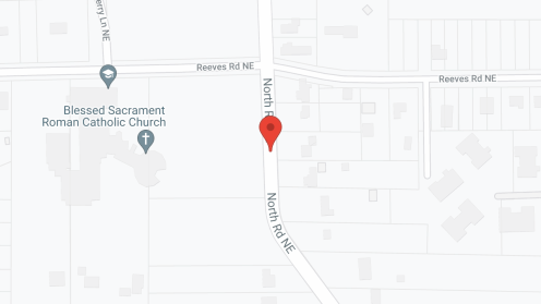 Map of the neighborhood around North Road Management #3