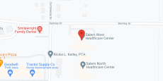 Salem West Healthcare Center in google map