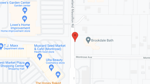 Map of the neighborhood around Brookdale Bath (Offering HealthPlus)