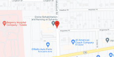 Kingston Care Center of Sylvania in google map