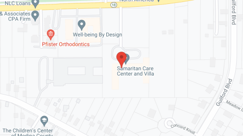 Map of the neighborhood around Samaritan Care Center