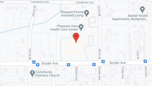 Map of the neighborhood around Pleasant-View Health Care Ctr