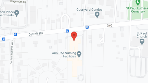 Map of the neighborhood around Raeann Westlake
