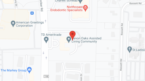Map of the neighborhood around Devon Oaks Assisted Living