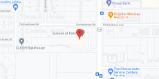Sunrise of Parma in google map