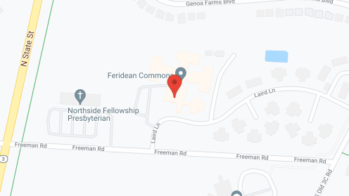 Map of the neighborhood around Feridean Commons Senior Housing LTD