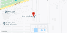 Beach Park Towers in google map