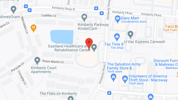 Eastland Care Ctr in google map