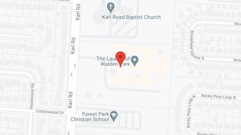 Map of the neighborhood around Villa Angela Care Center