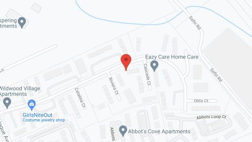 Map of the neighborhood around Wildwood Village