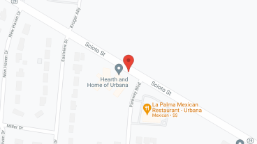 Hearth and Home Urbana in google map