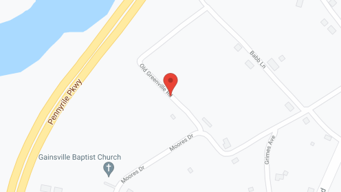 Map of the neighborhood around Gainesville Manor