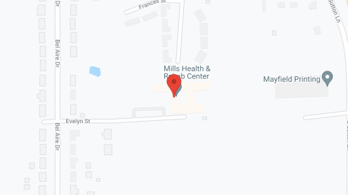 Map of the neighborhood around Mills Manor