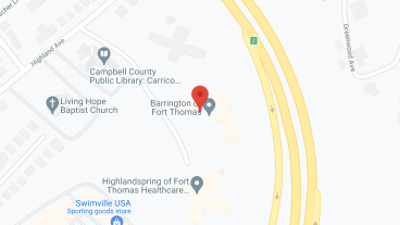 Barrington of Fort Thomas in google map