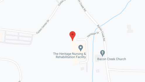 Map of the neighborhood around Heritage