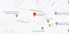 The Neighborhood of Frankfort in google map