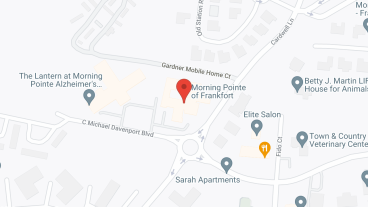 The Neighborhood of Frankfort in google map