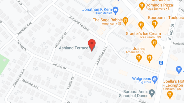 Ashland Terrace Retirement in google map