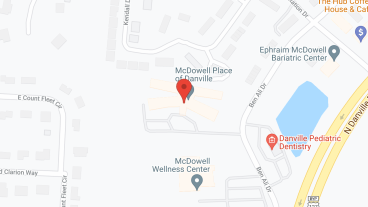McDowell Place of Danville in google map