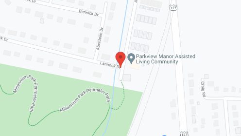 Map of the neighborhood around Parkview Manor
