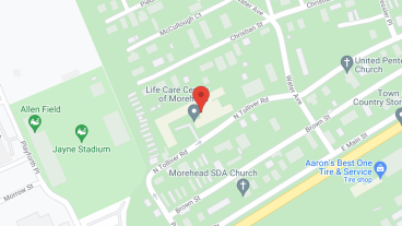 Life Care Ctr of Morehead in google map