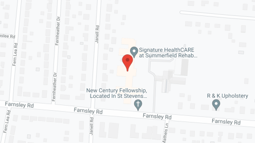 Map of the neighborhood around Summerfield Manor