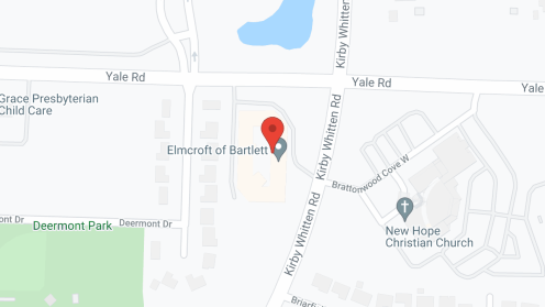 Map of the neighborhood around American House Bartlett