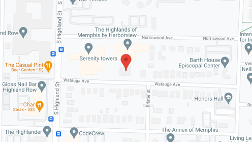 Map of the neighborhood around Wesley Highland Place