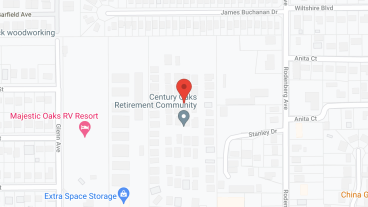 Century Oaks in google map