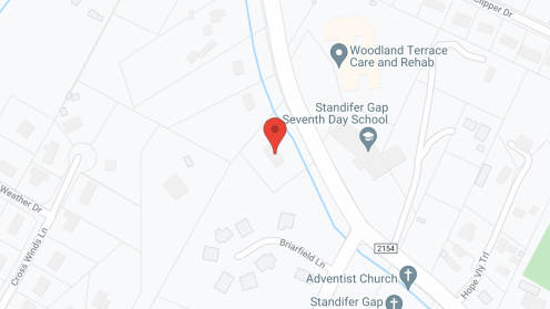 Map of the neighborhood around Standifer Gap Home-The Elderly