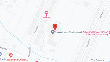 Creekside at Shallowford in google map