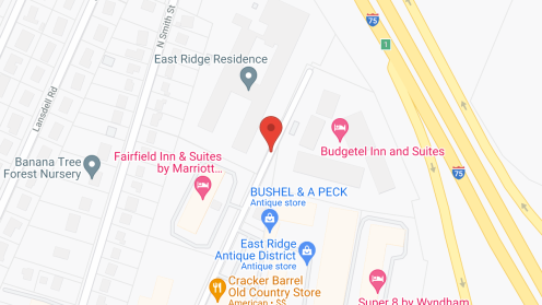 Map of the neighborhood around East Ridge Residence
