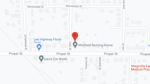 Map of the neighborhood around Whitfield Nursing Home Inc