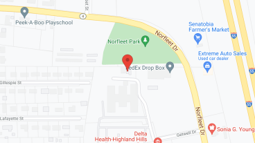 Senatobia Healthcare & Rehab in google map