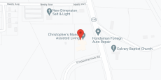 Christopher Manor Assisted Living Home in google map