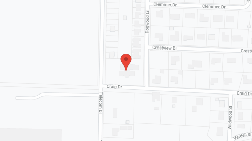 Map of the neighborhood around Dogwood Pointe