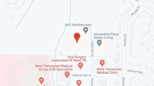 Map of the neighborhood around Northbrook Health Care Ctr