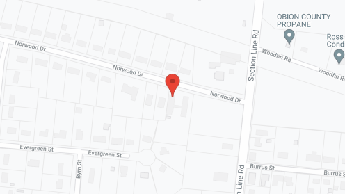 Map of the neighborhood around Union City Retirement Ctr