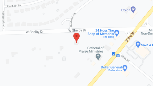 Map of the neighborhood around Shelby Woods Home