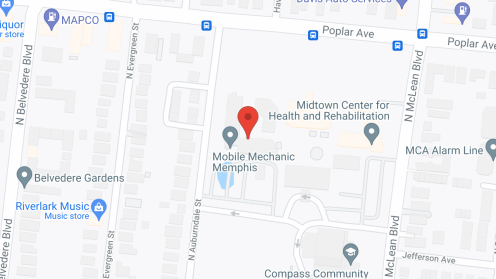 Map of the neighborhood around St. Peter Manor
