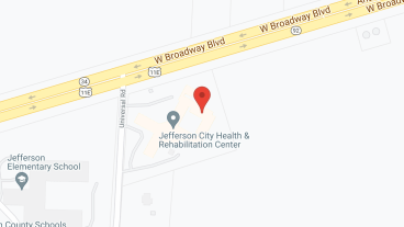 Jefferson City Health and  Rehabilitation Center in google map