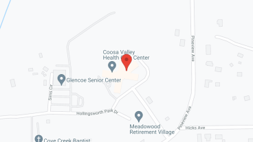 Coosa Valley Health Care Ctr in google map